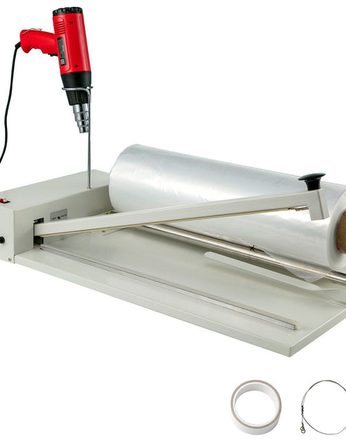 Load image into Gallery viewer, 18" Shrink Wrap Sealer, 530W I-Bar Shrink Wrap Machine, Shrink Wrap Sealer with Heat Gun and Shrink Film Suit for PVC POF Film
