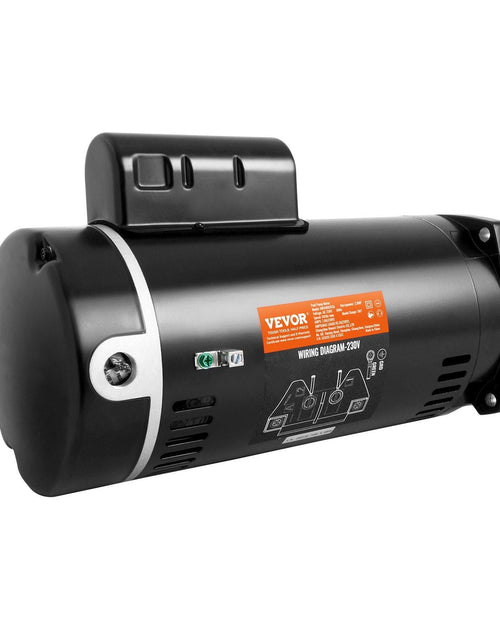 Load image into Gallery viewer, 2 HP Pool Pump Motor, 56Y Frame, 230V (7.8 Amps) 3450 RPM, 60Hz, 1.3 Service Factor, 50μF/250V Capacitor, CCW Rotation Square Flange Replacement Motor
