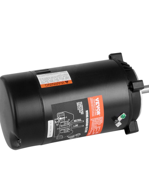 Load image into Gallery viewer, 0.75 HP Pool Pump Motor, 56J Frame, 115V(8 Amps)/230V(4 Amps) 3450 RPM, 60Hz, 1.5 Service Factor, 80μF/250V Capacitor, CCW Rotation Round Flange Replacement Motor
