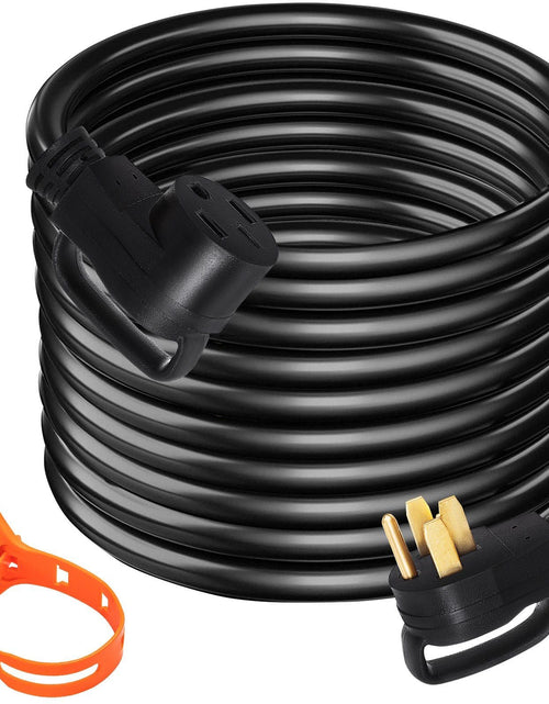 Load image into Gallery viewer, 25Ft 50 Amp RV Extension Cord Durable Premium Power Cord RV 26.5mm Wire Diameter Extension Cord Copper Wire RV Cord Power Supply Cable for Trailer Motorhome Camper with Handles

