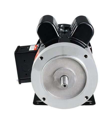1.5HP Electric Motor 3450 rpm, AC 115V/230V, 56C Frame, Air Compressor Motor Single Phase, 5/8" Keyed Shaft, CW/CCW Rotation for Agricultural Machinery and General Equipment