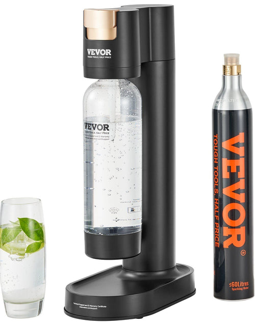 Load image into Gallery viewer, Sparkling Water Maker, Soda Maker Machine for Home Carbonating, Seltzer Water Starter Kit with BPA-free 1L PET Bottle, CO2 Cylinder, Compatible with Mainstream Screw-in 60L CO2 Cylinder
