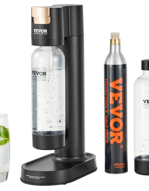 Load image into Gallery viewer, Sparkling Water Maker, Soda Maker Machine for Home Carbonating, Seltzer Water Starter Kit with 2 BPA-free 1L PET Bottles, CO2 Cylinder, Compatible with Mainstream Screw-in 60L CO2 Cylinder

