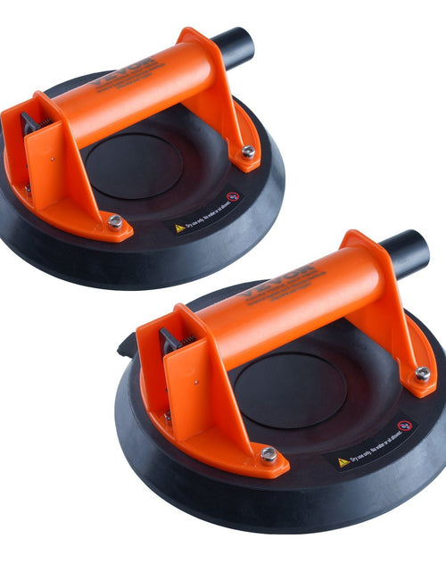 Load image into Gallery viewer, Glass Suction Cup, 8" 2 Pack 615 lbs Load Capacity, Vacuum Suction Cup with ABS Handle and Carry Box, Heavy Duty Industrial Suction Cup Lifter Tool for Glass, Granite, Tile, Metal, Wood Lifting
