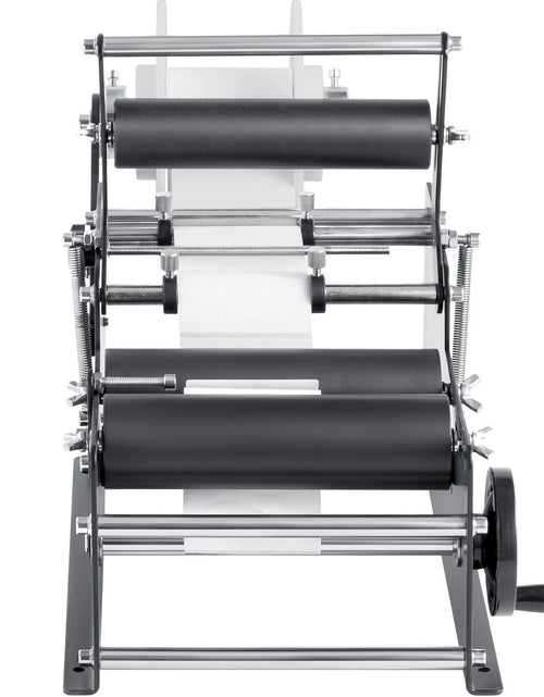 Load image into Gallery viewer, Manual Round Labeling Machine, 15-20pcs/min, Bottle Label Applicator for Round Bottles, Adjustable Manual Round Bottle Labeler Suitable for Bottle Diameter 0.78-4.72 inches (with Pressing Bar)
