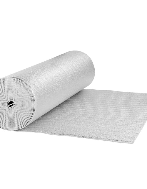Load image into Gallery viewer, Double Reflective Insulation Roll Foam Core Radiant Barrier 600 in x 48 in x7/32 in
