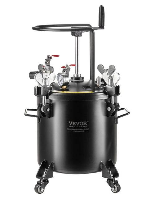 Load image into Gallery viewer, Spray Paint Pressure Pot Tank 20L/5gal with Casters Leak Repair Sealant
