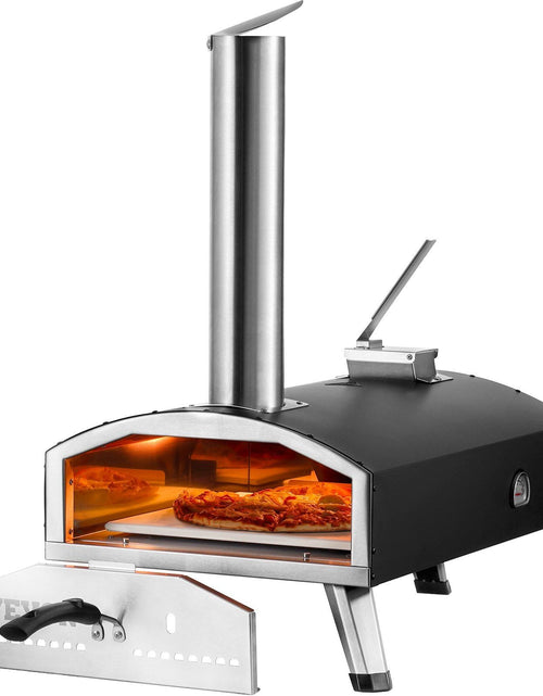 Load image into Gallery viewer, 12" Outdoor Pizza Oven Portable Wood Pellet Pizza Oven Iron Spray Camping
