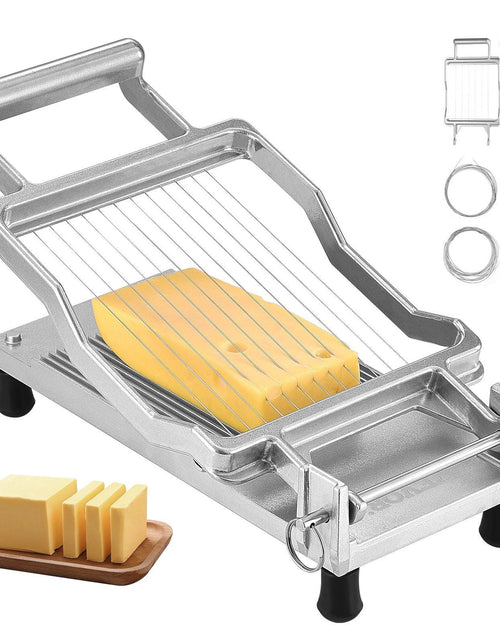 Load image into Gallery viewer, Cheese Cutter with Wire Cheeser Butter Cutting 0.39" &amp; 0.78" Cheese Slicer
