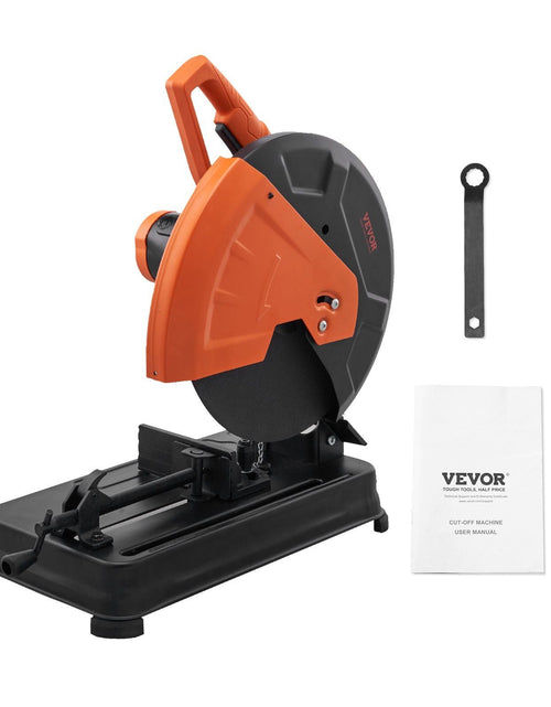 Load image into Gallery viewer, Abrasive Chop Saw, 14"/355mm Blade Diameter Cut Off Saw, 2300W 3600RPM Steel Cutting Machine, 0-45° Adjustable Angle Miter Saw for Cutting Metal Cutting Chop Saw for Steel/Rebar/Iron/Aluminum
