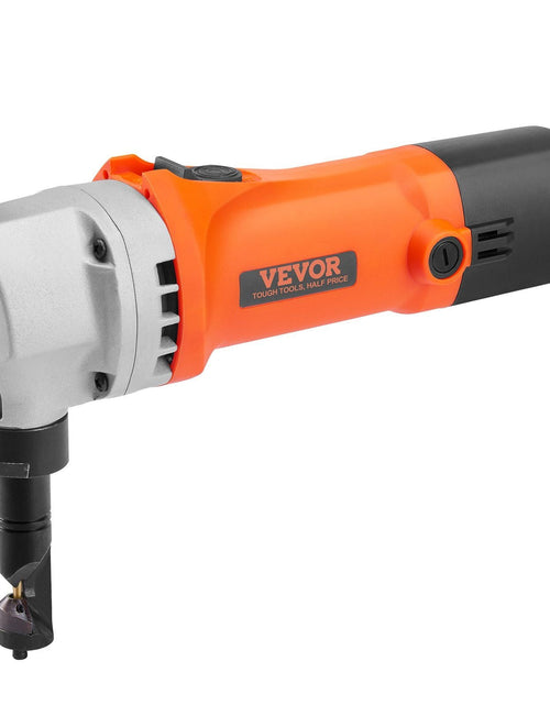 Load image into Gallery viewer, Sheet Metal Nibbler, 550W Powerful 2200 RPM High Speed, 360 Degree Rotation Electric Nibbler Metal Cutter, Straight Curve and Circle Cutting for Stainless Steel, Aluminum, Plastic, Wood Board
