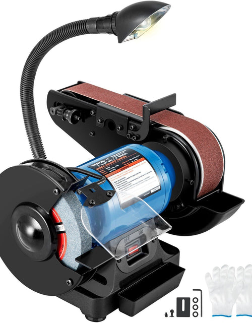 Load image into Gallery viewer, 2" Belt Sander and 6" Disc Sander With Sturdy Base &amp; LED Working Lamp
