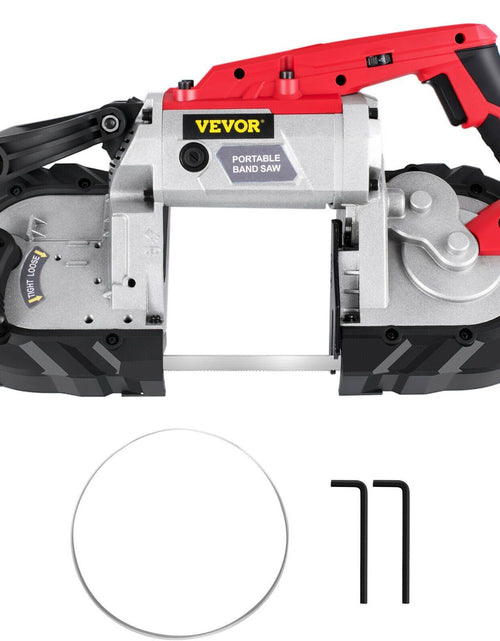 Load image into Gallery viewer, Variable-Speed 5" Deep Cut Portable Band Saw 110V 10-A Motor Tested to UL Standards
