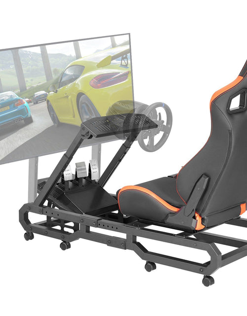 Load image into Gallery viewer, Heavy Duty Racing Wheel Stand for Logitech G923/G920/G29 Max Load 330LBS

