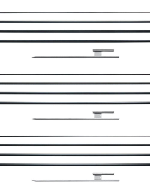Load image into Gallery viewer, Feather Flag Pole Kit 3 Packs Swooper Flag Pole 16.3 ft with Ground Stakes
