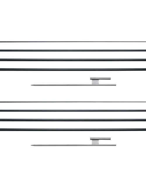 Load image into Gallery viewer, Feather Flag Pole Kit 2 Packs Swooper Flag Pole 16.3 ft with Ground Stakes

