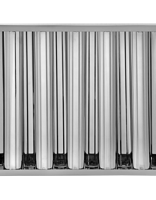 Load image into Gallery viewer, Pack of 6 Hood Filters 19.5W x 15.5H Inch, 430 Stainless Steel 5 Grooves Commercial Hood Filters, Range Hood Filter for Grease Rated Commercial Kitchen Exhaust Hoods
