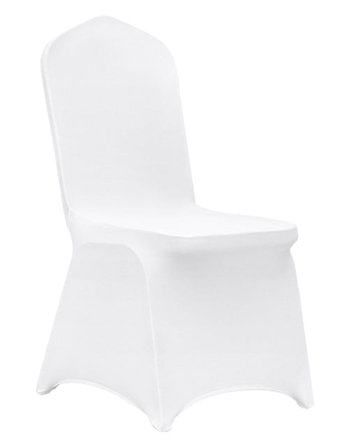 Load image into Gallery viewer, Stretch Spandex Folding Chair Covers, Universal Fitted Chair Cover, Removable Washable Protective Slipcovers, for Wedding, Holiday, Banquet, Party, Celebration, Dining (150PCS White)
