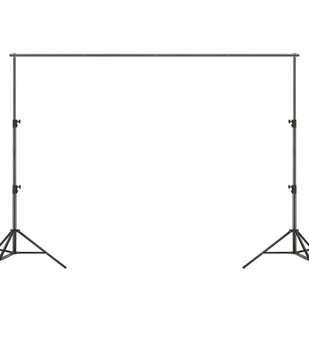 11.48 x 9.58 ft Heavy Duty Backdrop Stand, Height Adjustable Photography Backdrop Stand, Background Support System with 6 Clamps and A Carry Bag, for Party, Wedding, Display, Photo