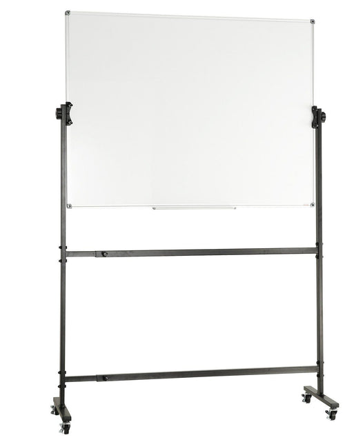 Load image into Gallery viewer, Rolling Magnetic Whiteboard, Double-sided Mobile Whiteboard 48x36 Inches, Adjustable Height Dry Erase Board with Wheels, 1 Magnetic Erase &amp; 3 Dry Erase Markers &amp; Movable Tray for Office School
