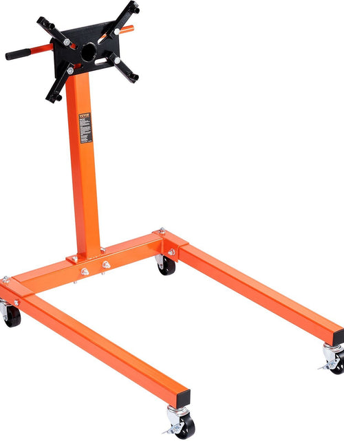 Load image into Gallery viewer, Engine Stand, 1300 lbs (3/5 Ton) Rotating Engine Motor Stand with 360 Degree Adjustable Head, Cast Iron Motor Hoist Dolly, 4-Caster, 4 Adjustable Arms, for Vehicle Maintenance, Auto Repair
