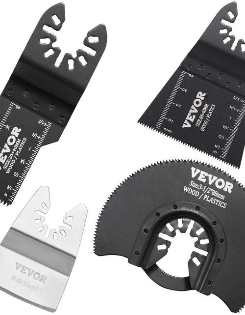 Load image into Gallery viewer, 30PCS Multi Tool Blades Kits, Universal Quick Release Oscillating Saw Blades, 8 Types Wood Metal Plastic Oscillating Tool Blades, Fit Dewalt Bosch Milwaukee Hitachi Chicago Craftsman
