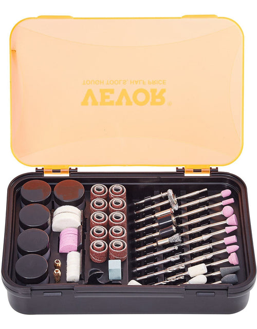 Load image into Gallery viewer, Rotary Tool Accessory Kit, 357PCS Accessories Kit, 1/8" Diameter Shank, Universal Fitment Power Rotary Tool Accessories Set for Grinding, Carving, Sanding, Cutting, Drilling
