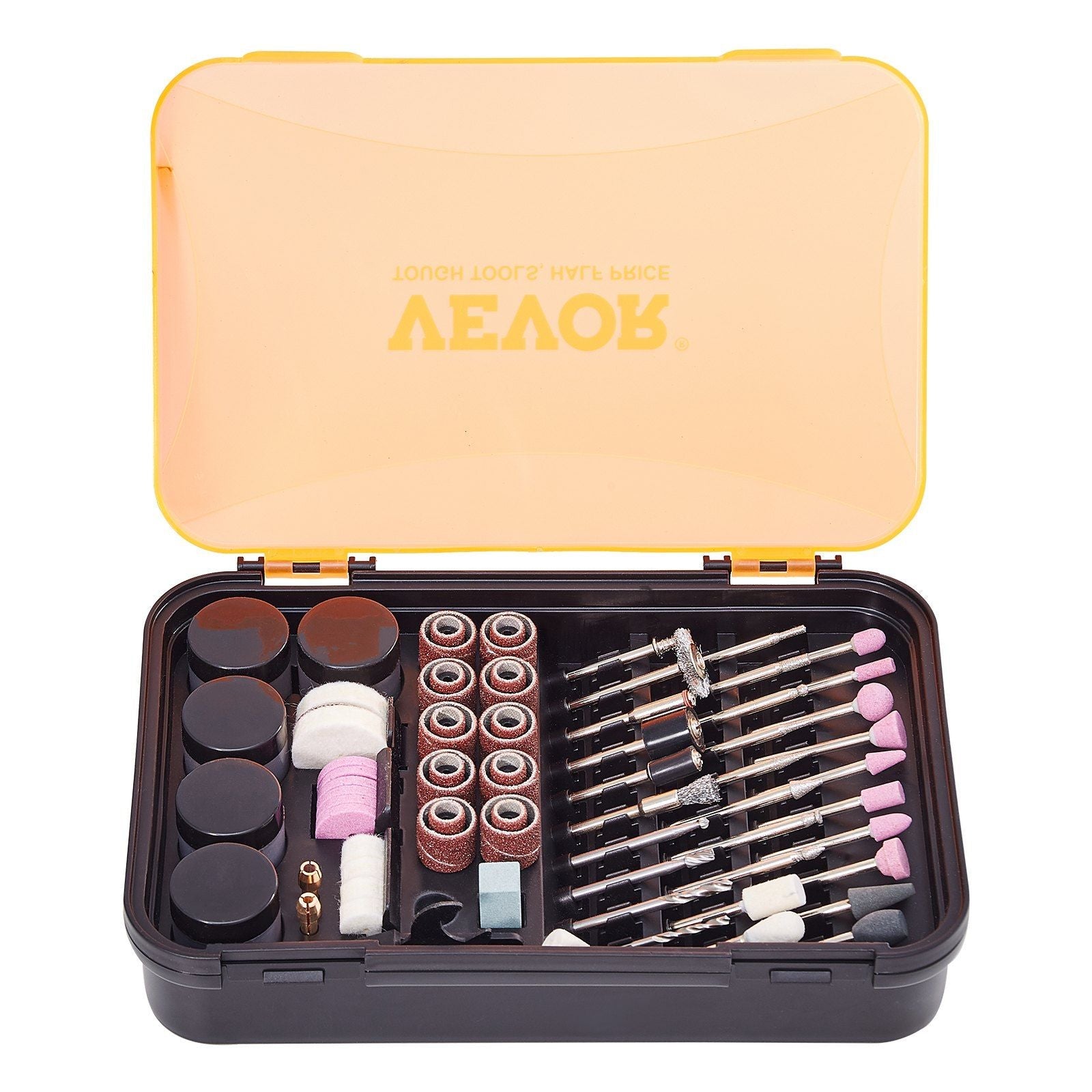 Rotary Tool Accessory Kit, 357PCS Accessories Kit, 1/8" Diameter Shank, Universal Fitment Power Rotary Tool Accessories Set for Grinding, Carving, Sanding, Cutting, Drilling