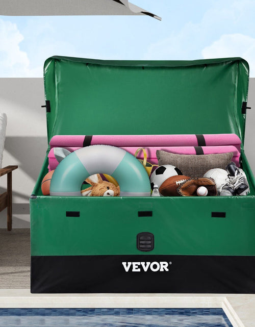Load image into Gallery viewer, Outdoor Storage Box Patio Deck Box 100 Gallon Waterproof PE Tarpaulin
