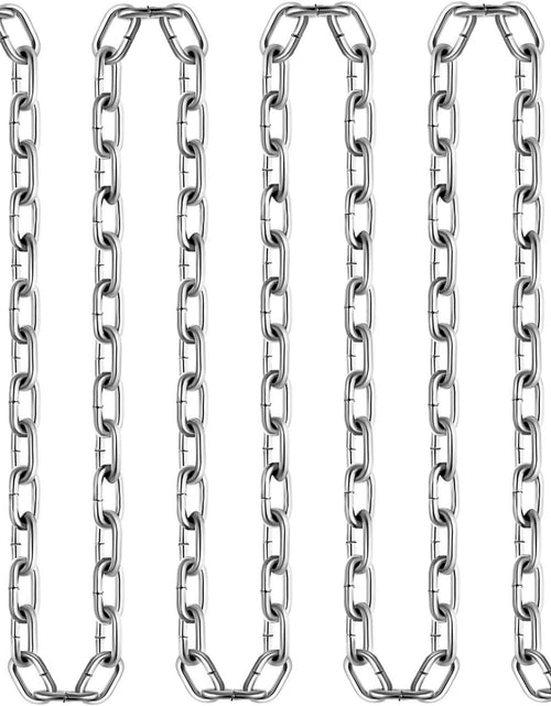 Load image into Gallery viewer, Grade 30 Chain 3/16 Inch by 100Ft Length Grade 30 Proof Coil Chain Zinc Plated Grade 30 Chain for Towing Logging Agriculture and Guard Rails
