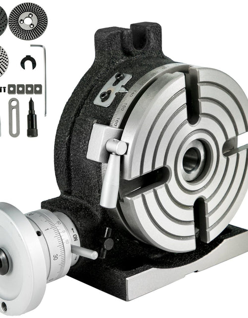 Load image into Gallery viewer, Rotary Table 6"(150 mm)_4-Slot Horizontal Vertical Dividing Plates for Milling Machine
