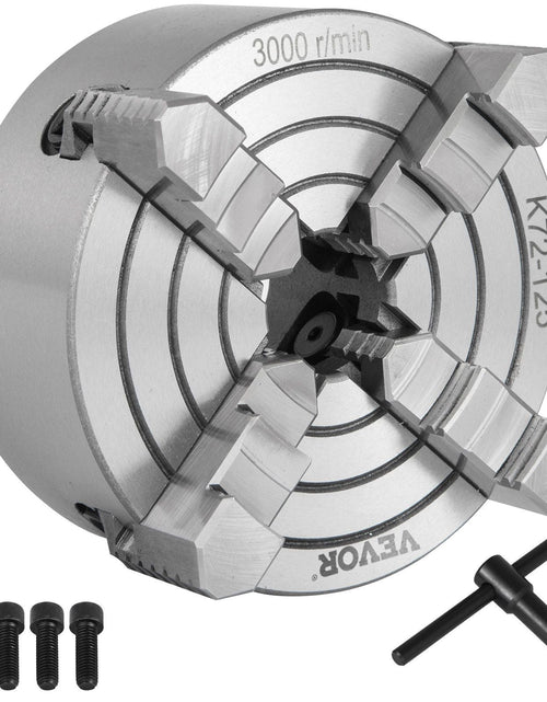 Load image into Gallery viewer, K72-125 Lathe Chuck 5 Inch 4-Jaw,Lathe Chuck Independent Reversible Jaw,Metal Lathe Chuck Turning Machine Accessories,for Lathes Machine
