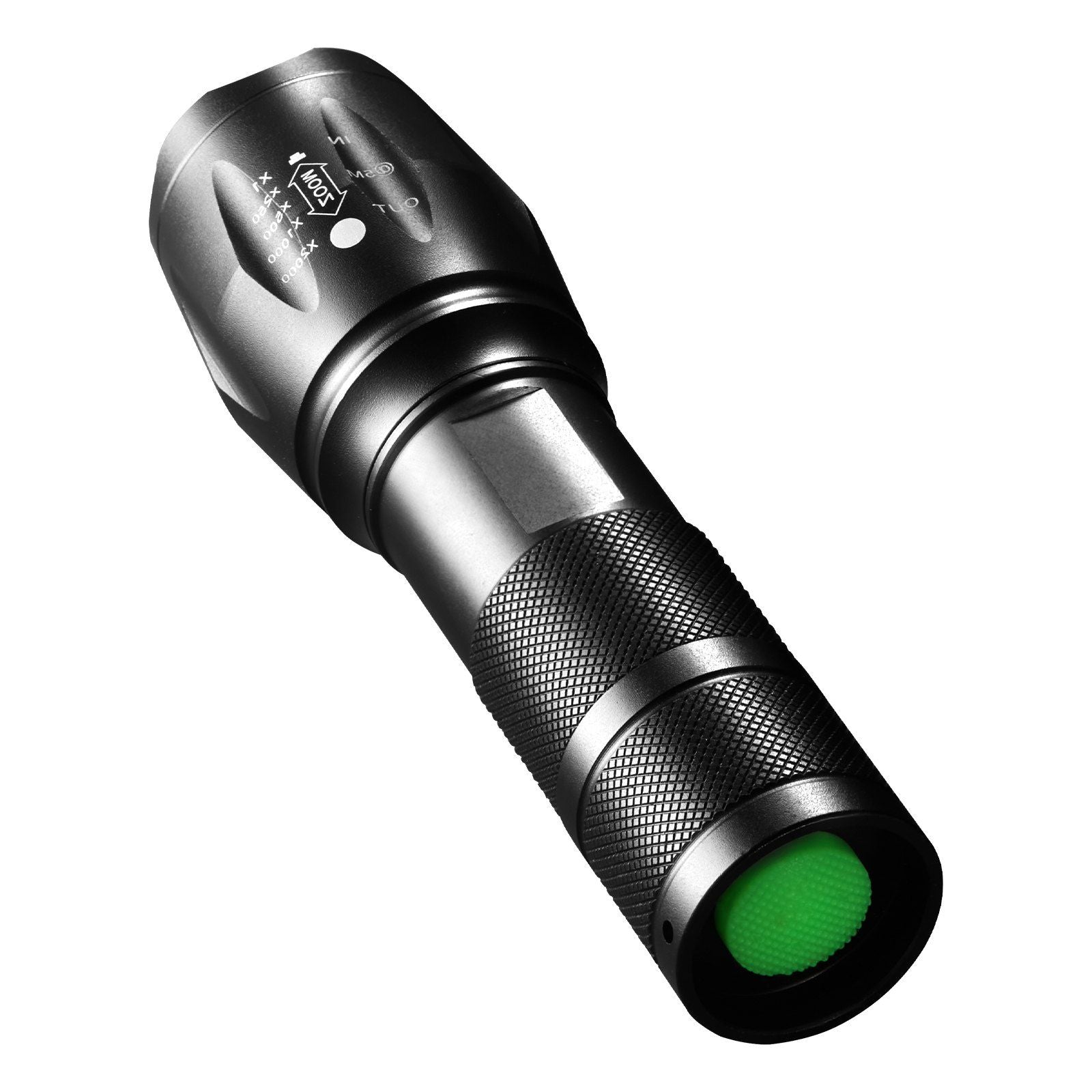 2 Pack Flashlights 2000 High Lumens 5 Modes Adjustable Focus Flashlight