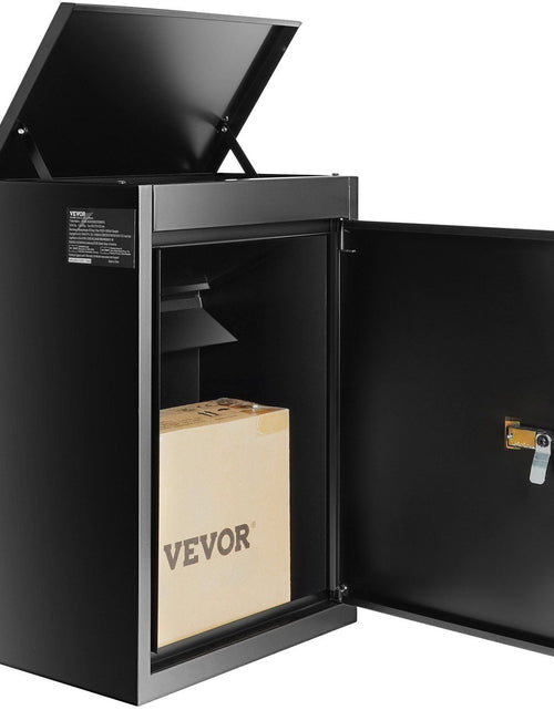 Load image into Gallery viewer, Package Delivery Boxes for Outside 15.4" x 10.6" x 20.5", Galvanized Steel Wall Mount Mailbox with Coded Lock, Anti-Theft Baffle, IPX3 Waterproof Lockable Large Mail Box for Porch, Curbside
