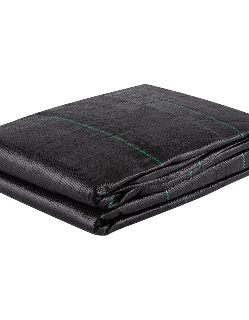 Load image into Gallery viewer, Geotextile Fabric, 12.5 x 30 ft 3.5oz Woven PP Driveway Drain Cloth w/ 600lbs Tensile Strength, Heavy Duty Underlayment for Soil Stabilization, Landscaping, Weed Barrier, 12.5FT30FT-3.5OZ, Black
