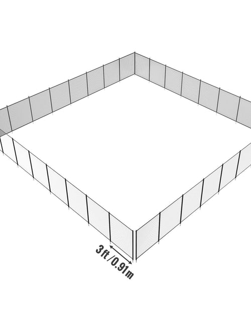 Load image into Gallery viewer, Pool Fence, 4 x 96 FT Pool Fences for Inground Pools, Removable Child Safety Pool Fencing, Easy DIY Installation Swimming Pool Fence, 340gms Teslin PVC Pool Fence Mesh Protects Kids and Pets
