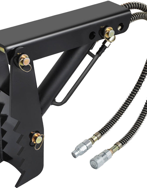 Load image into Gallery viewer, 18" Hydraulic Backhoe Thumb, 1/2" Thickness Heavy Duty Excavator Thumb, Black Steel Weld On Thumb Attachments with Hydraulic Cylinder, Mechanical Hydraulic Thumb for Backhoe/Excavator
