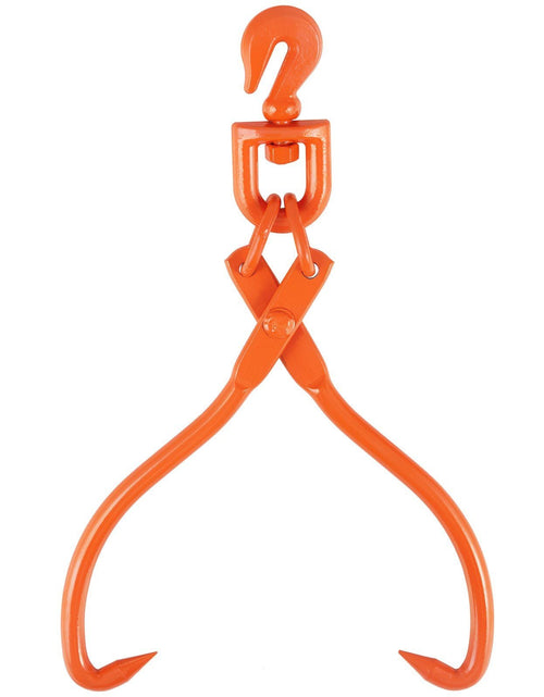 Load image into Gallery viewer, Log Skidding Tongs, 18 inch 2 Claw Log Lifting Tongs, Heavy Duty Rotating Steel Lumber Skidding Tongs, 772 lbs/350 kg Loading Capacity, Log Lifting, Handling, Dragging &amp; Carrying Tool
