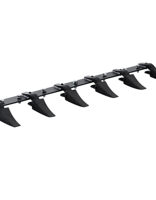 Load image into Gallery viewer, Bucket Tooth Bar, 48'', Heavy Duty Tractor Bucket 6 Teeth Bar for Loader Tractor Skidsteer, 4560 lbs Load-Bearing Capacity Bolt On Design, for Efficient Soil Excavation and Bucket Protection
