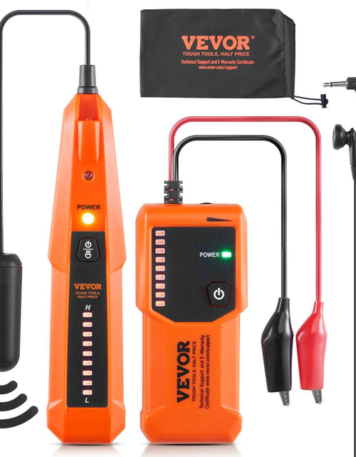 Load image into Gallery viewer, Underground Cable Locator, 3 FT Max. Detection Depth, Wire Tracer Break Detector Finder with Earphone, 1000 FT Max.Detection Length Cable Tester for Pet Fence Buried Sprinkler Valve Irrigation
