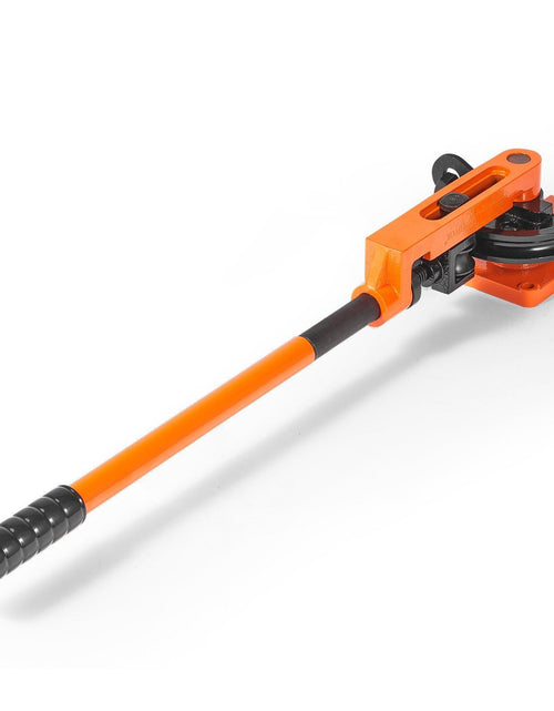 Load image into Gallery viewer, Pipe Tube Bender, 3/8" to 1" OD Manual Pipe Tube Bender with 7 Bending Dies, 180° Copper Aluminum Pipes Bending Tools for HVAC Air Conditioning Refrigerator Auto Repair
