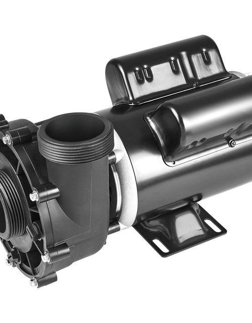 Load image into Gallery viewer, 2 Speed SPA Pump, 48-Frame, AC 110-120V Hot Tub SPA Pump, 1.5HP/150GPM/42.65ft High Speed or 0.46HP/70GPM/9.18ft Low Speed, 2" Port 90° Rotational Interface for Hot Tub, Tested to UL Standards
