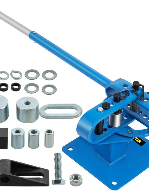 Load image into Gallery viewer, Compact Metal Bender 1"-3" Bench Flat Bar Rod Bending Brake Bender 7 Dies
