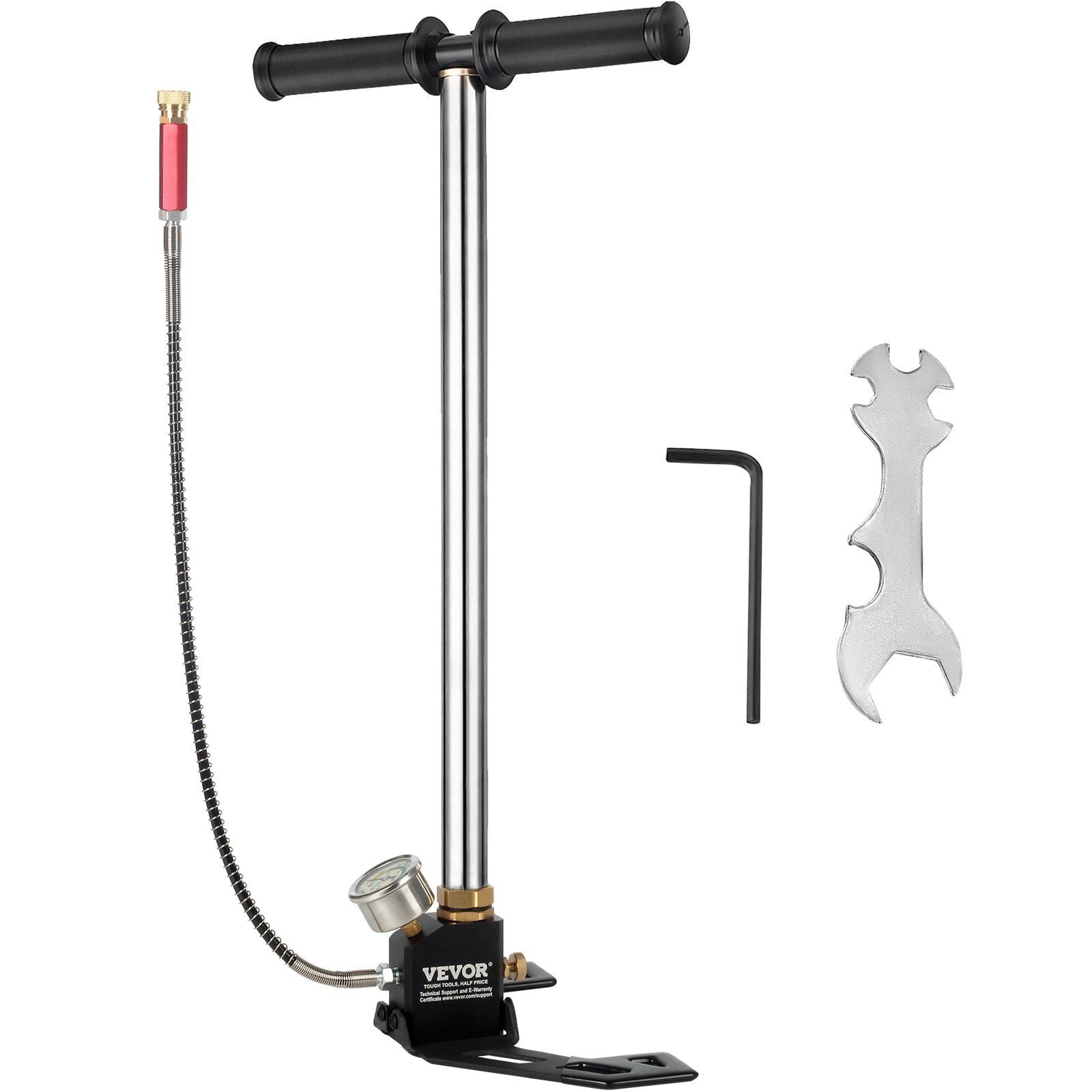Airgun PCP Pump 4500PSI High Pressure Hand Pump 3 Stage Pump Chamber PCP Air Pump