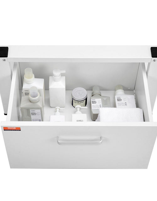 Load image into Gallery viewer, Laundry Pedestal 27" Wide 14.4" Height, Washer And Dryer Base Stand Platform Universal Fit 660lbs Capacity, Heavy Duty Multi-Functional Base for Washing Machine with Drawer &amp; Rich Accessories
