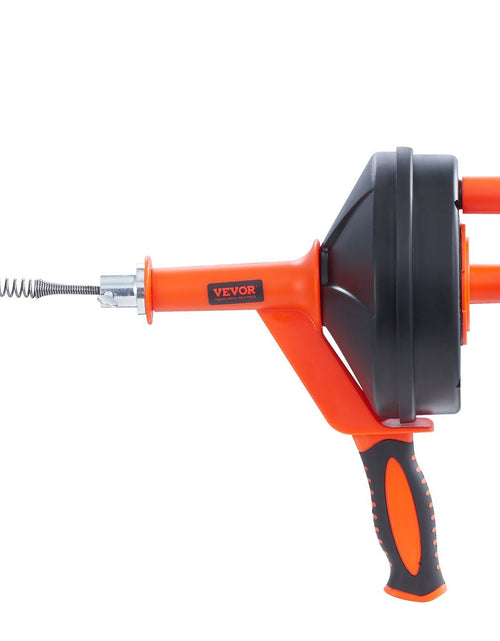 Load image into Gallery viewer, Drain Auger 25Ft, Plumbing Snake with Drill Attachment, Plumbers Snake Drain Clog Remover for Kitchen Bathroom Shower Sink with Protective Hose and Gloves
