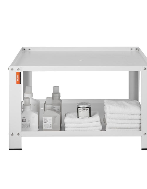 Load image into Gallery viewer, Laundry Pedestal with Storage Shelf, 28"Lx28" Wx16" H, Washer And Dryer Base Stand Platform Universal Fit 660lbs Capacity, Heavy Duty Steel Multi-Functional Base for Washing Machine

