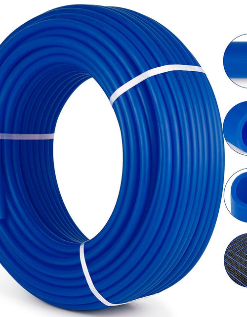 Load image into Gallery viewer, 3/4" PEX Tubing 300Ft Non-Barrier PEX Pipe Blue Pex-b Tube Coil for Hot and Cold Water Plumbing Open Loop Radiant Floor Heating System PEX Tubing (3/4" Non-Barrier, 300Ft/Blue)
