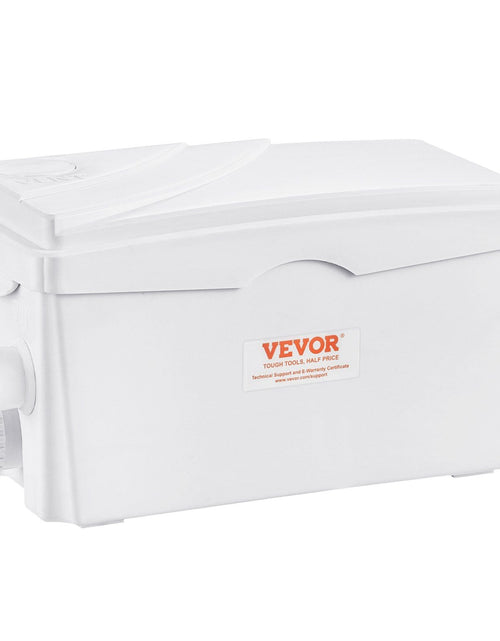 Load image into Gallery viewer, Macerator Pump, 350W, 6000 L/h Flow, 23 ft/7 m Head, Macerator Sewerage Sump Pump with 3 Water Inlets for Basement, Kitchen, Sink, Shower, Bathtub, Laundry Waste Water Disposal Upflush Machine
