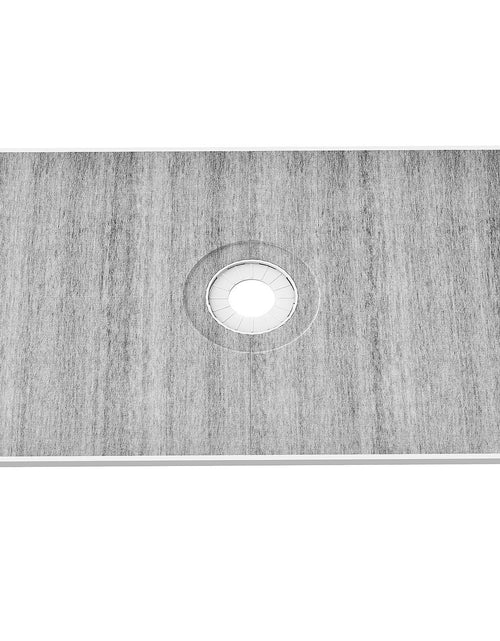 Load image into Gallery viewer, Shower Curb Kit, 48"x72" Shower Pan Kit with 6.3" Central Drain, Lightweight EPS Shower Installation Kits with 2 Waterproof Cloths, Shower Pan Slope Sticks Fit for Bathroom
